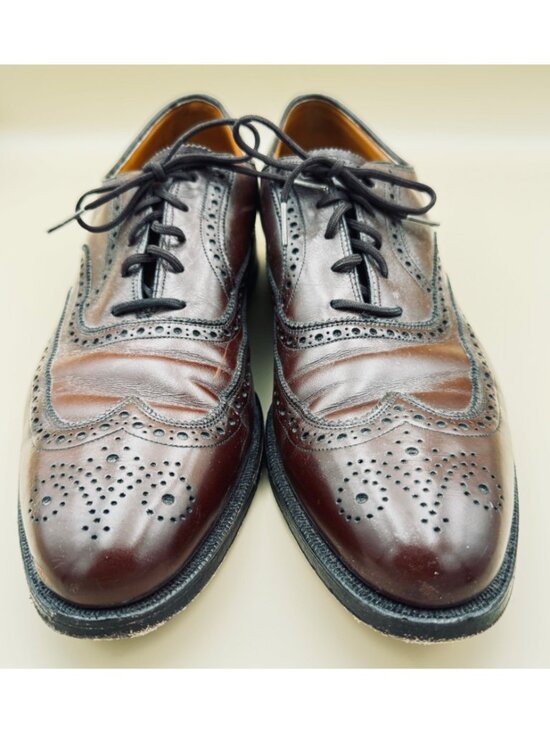 Johnston & Murphy Aristocraft Wingtip Oxfords 12 4A Extra Narrow Brown Leather U main image 14